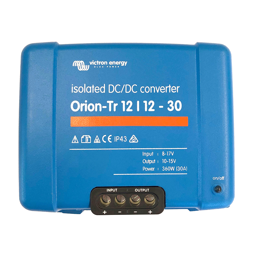 Victron Orion-TR DC-DC Converter - 12 VDC to 12 VDC - 30AMP Isolated Victron Orion-TR DC-DC Converter - 12 VDC to 12 VDC - 30AMP Isolated - Image 1