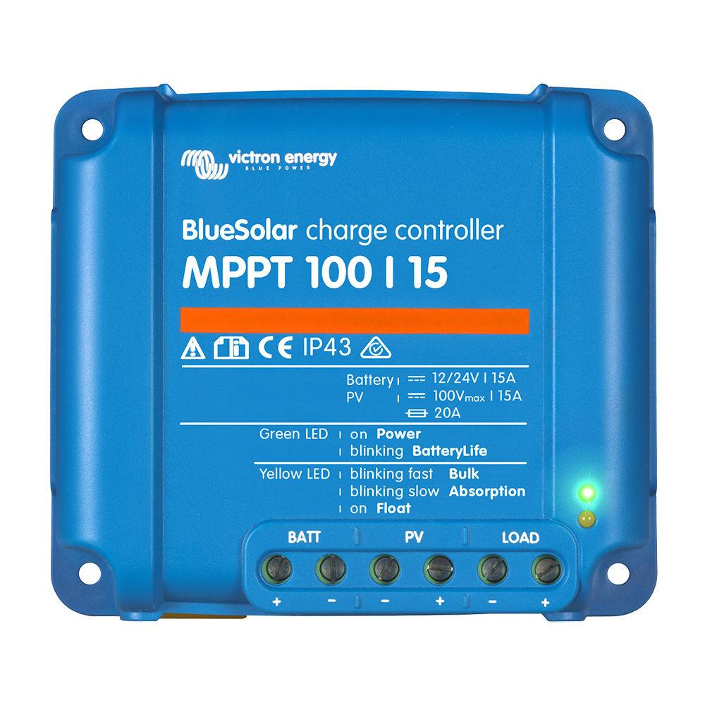 Victron BlueSolar MPPT Charge Controller - 100V - 15AMP Victron BlueSolar MPPT Charge Controller - 100V - 15AMP - Image 1