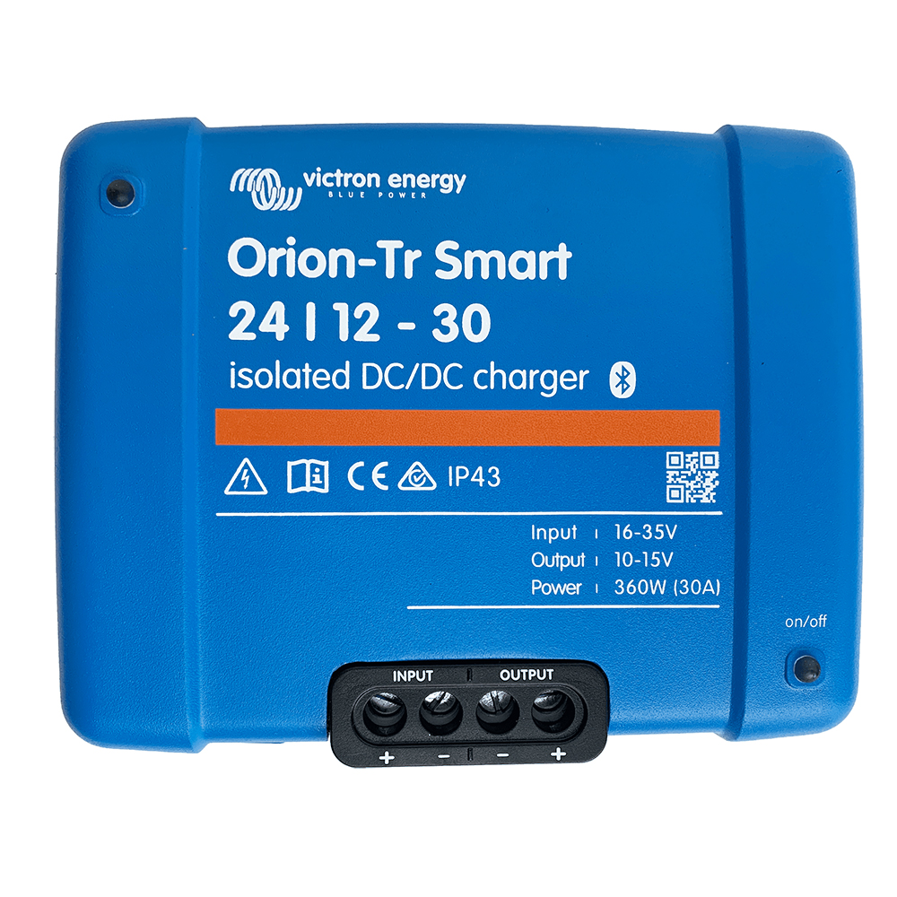 Victron Energy Orion-TR Smart 24/12-30 30A (360W) Isolated DC-DC or Power Supply Victron Energy Orion-TR Smart 24/12-30 30A (360W) Isolated DC-DC or Power Supply - Image 1