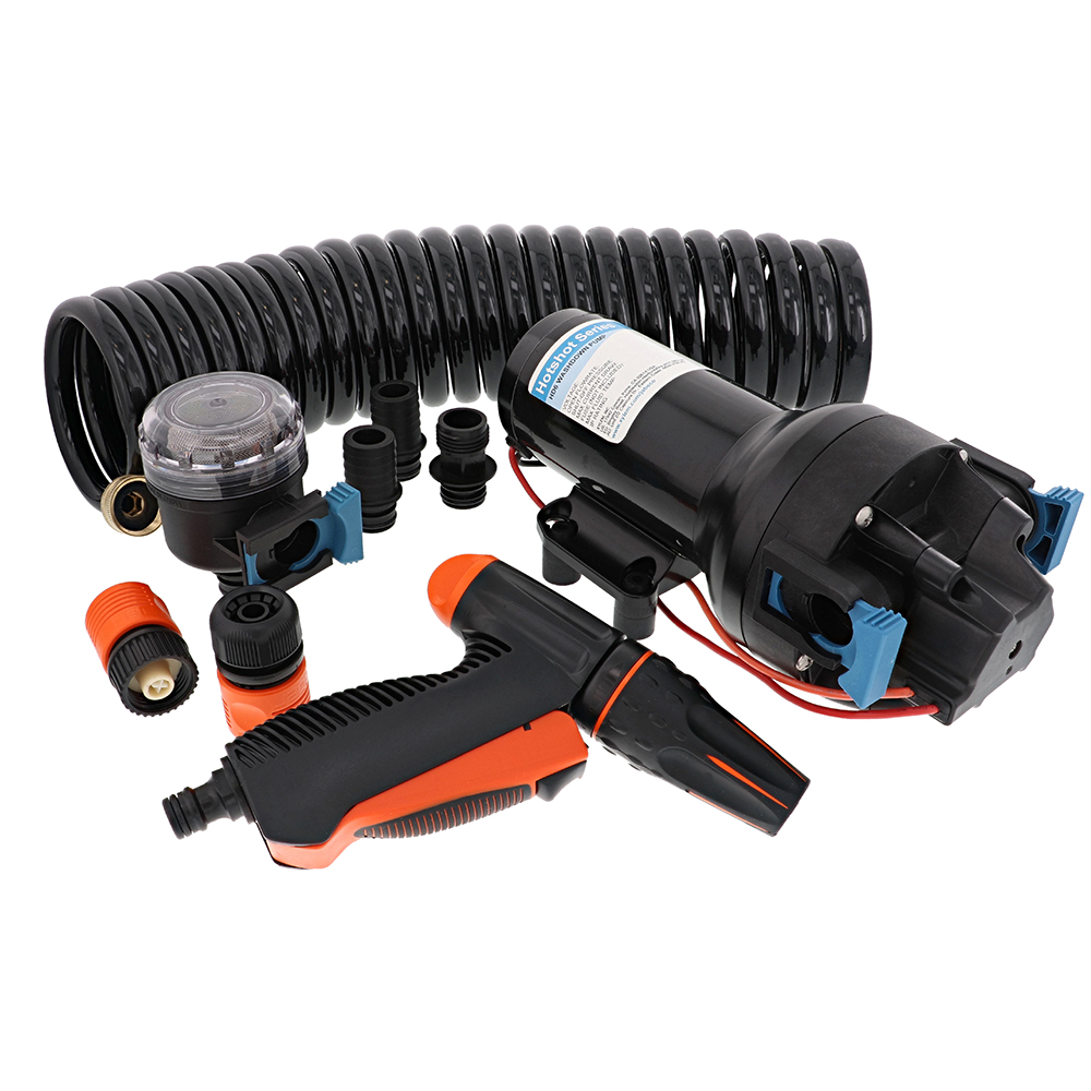 Jabsco HotShot HD6 Heavy Duty Washdown Pump w/25' HoseCoil - 12V - 6 GPM - 70 PSI Jabsco HotShot HD6 Heavy Duty Washdown Pump w/25' HoseCoil - 12V - 6 GPM - 70 PSI - Image 1