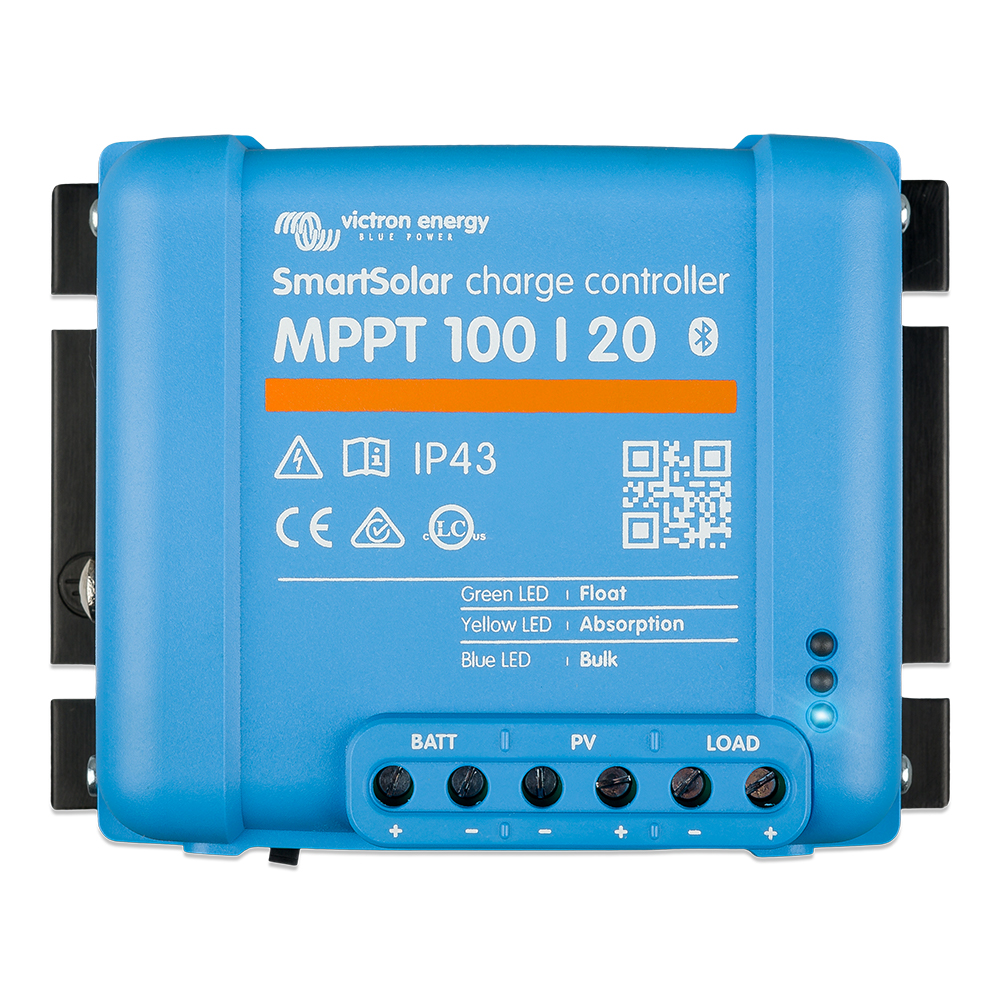 Victron SmartSolar MPPT 100/20 - Up to 48 VDC Victron SmartSolar MPPT 100/20 - Up to 48 VDC - Image 1