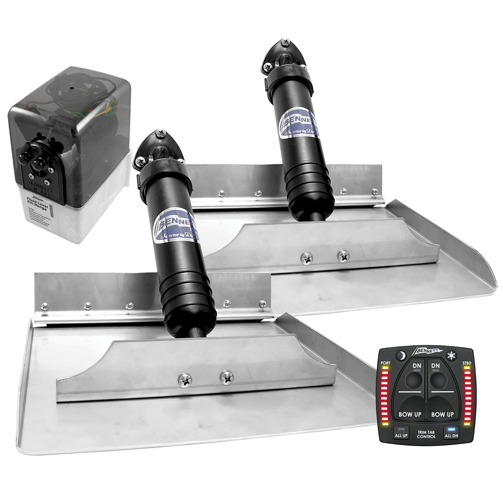 Bennett 12x12 Hydraulic Trim Tab System w/One Box Indication Bennett 12x12 Hydraulic Trim Tab System w/One Box Indication - Image 1