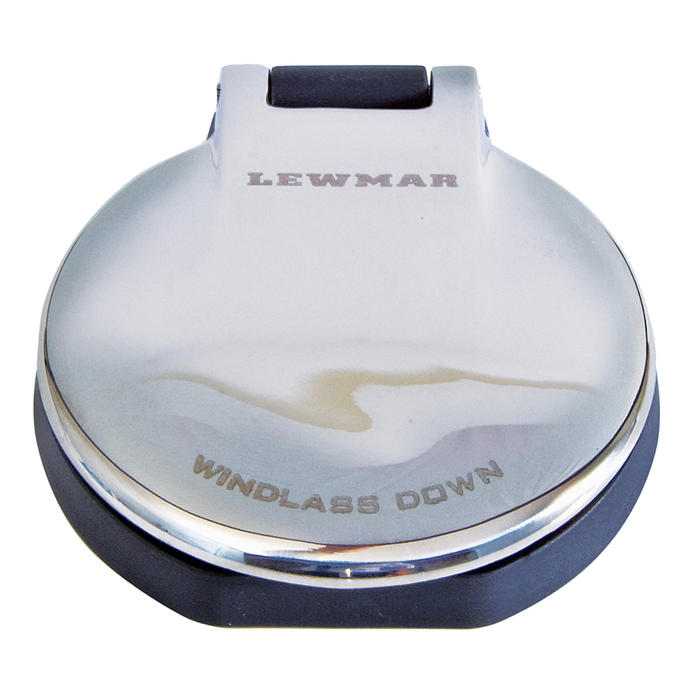 Lewmar Deck Foot Switch - Windlass Down - Stainless Steel Lewmar Deck Foot Switch - Windlass Down - Stainless Steel - Image 1