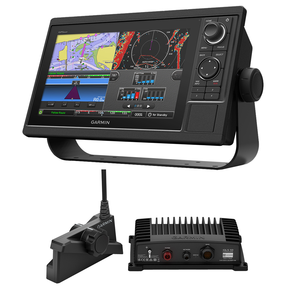 Garmin GPSMAP® 1022 LiveScope Plus Bundle w/LVS34 Transducer Garmin GPSMAP® 1022 LiveScope Plus Bundle w/LVS34 Transducer - Image 1