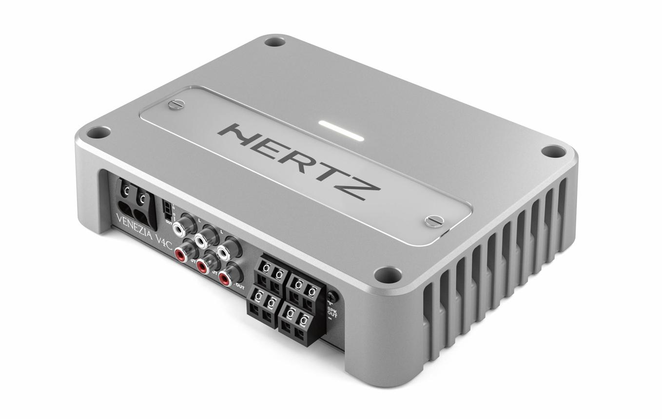 Hertz amplificador HERTZ AUDIO VENEZIA V4C - 760W MARINE 4 CH AMPLIFIER COMPACT 4 x 110W and 2 x 380W - Image 1