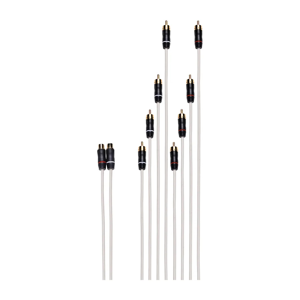 Fusion Performance RCA Cable - Dual Female to 8-Way Male Fusion Performance RCA Cable - Dual Female to 8-Way Male - Image 1