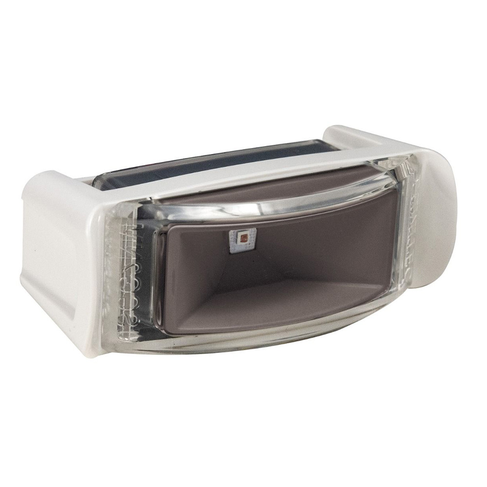 Lumitec Contour Inset Navigation Light - Port Red - White Housing Lumitec Contour Inset Navigation Light - Port Red - White Housing - Image 1