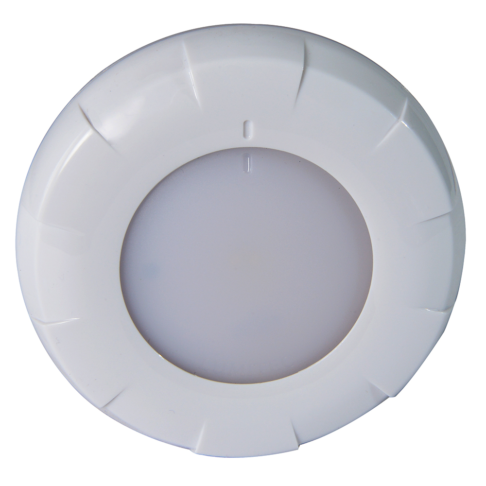 Lumitec Aurora LED Dome Light - White Finish - White/Red Dimming Lumitec Aurora LED Dome Light - White Finish - White/Red Dimming - Image 1