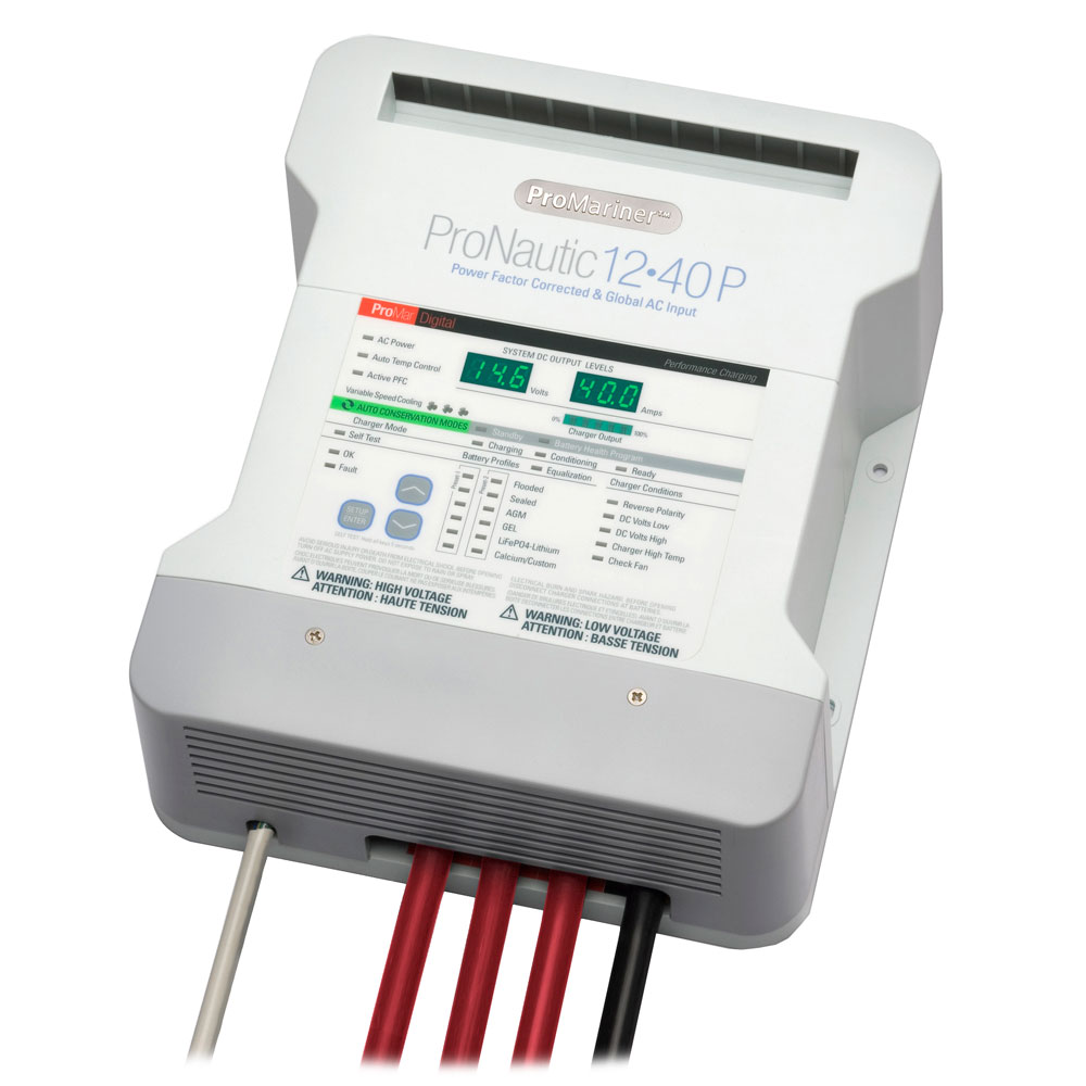 ProMariner ProNautic 1240P 40 Amp 3 Bank Battery Charger ProMariner ProNautic 1240P 40 Amp 3 Bank Battery Charger - Image 1