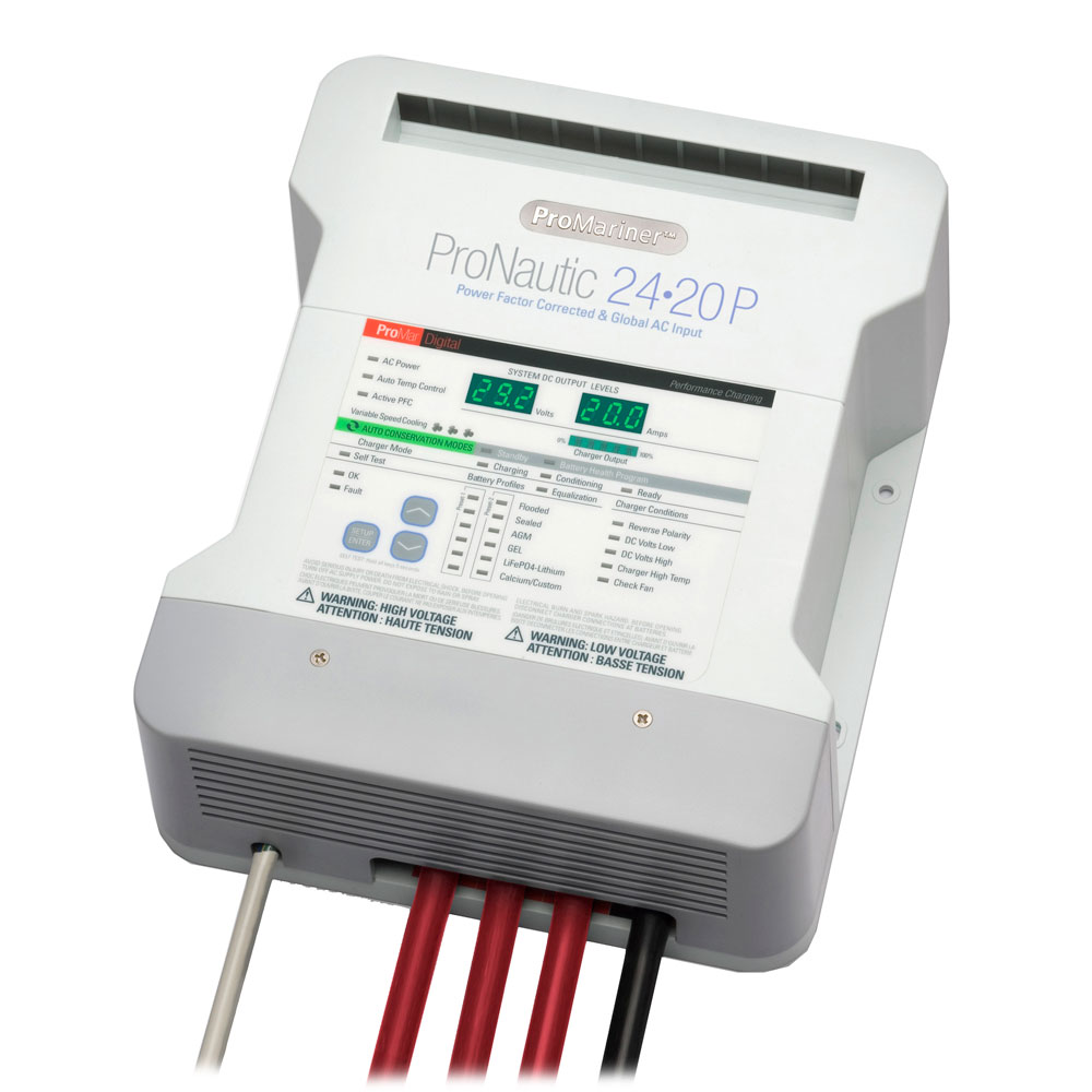ProMariner ProNautic 2420P 24V 20 Amp 3 Bank Battery Charger ProMariner ProNautic 2420P 24V 20 Amp 3 Bank Battery Charger - Image 1
