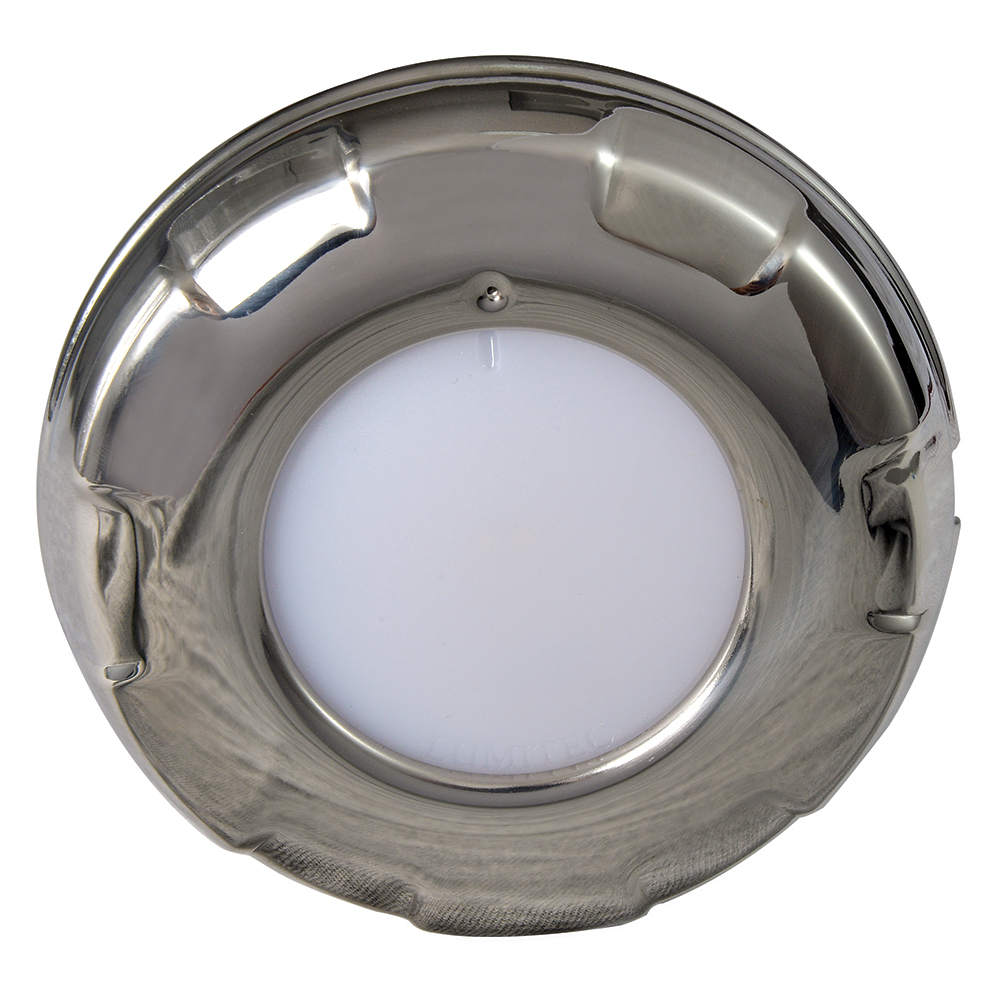 Lumitec Aurora - LED Dome Light - Polished SS Finish - 2-Color White/Red Dimming Lumitec Aurora - LED Dome Light - Polished SS Finish - 2-Color White/Red Dimming - Image 1
