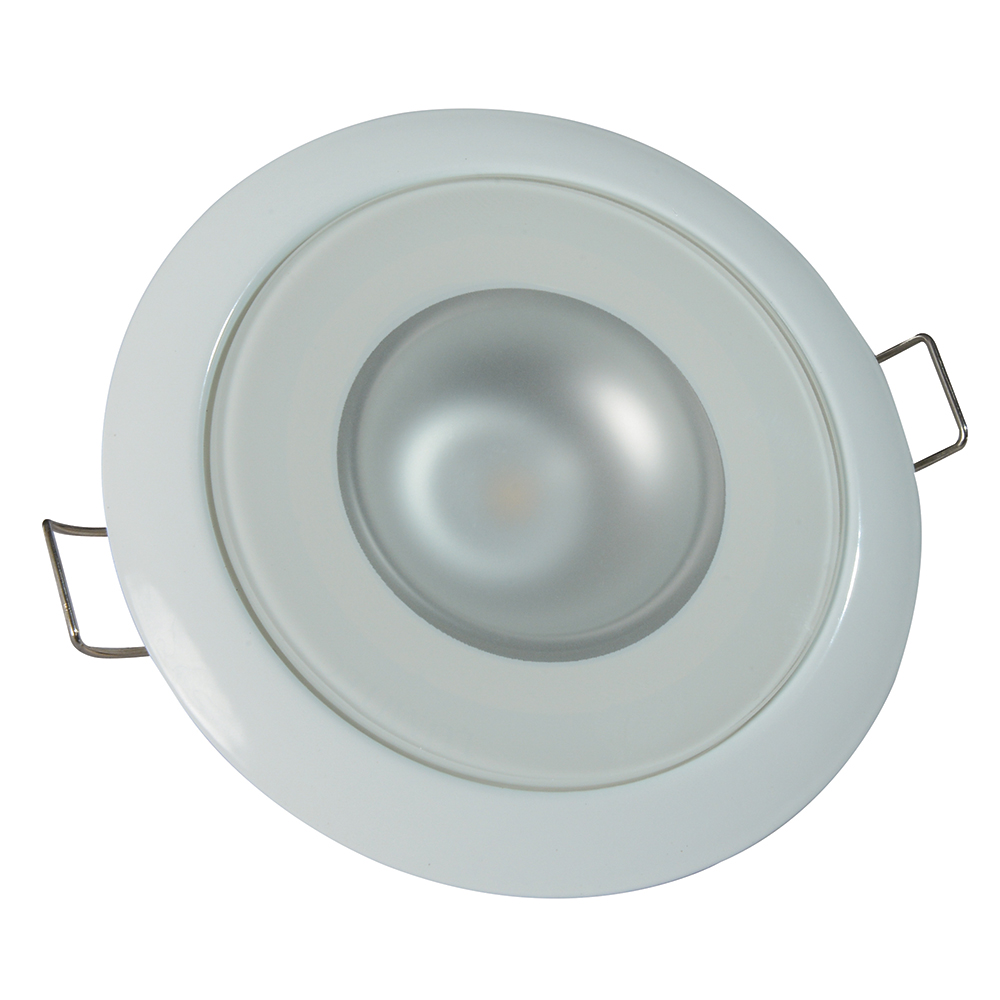 Lumitec Mirage Flush Mount Down Light Spectrum RGBW - White Housing Lumitec Mirage Flush Mount Down Light Spectrum RGBW - White Housing - Image 1