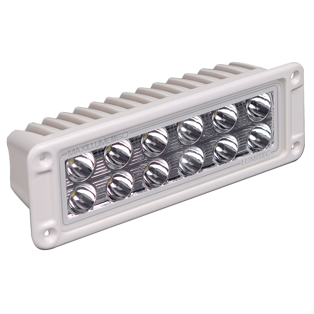 Lumitec Maxillumeh60 - Flush Mount Flood Light - White Housing - White Dimming Lumitec Maxillumeh60 - Flush Mount Flood Light - White Housing - White Dimming - Image 1