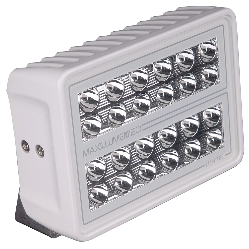 Lumitec Maxillume h120 - Trunnion Mount Flood Light - White Housing - White Dimming Lumitec Maxillume h120 - Trunnion Mount Flood Light - White Housing - White Dimming - Image 1