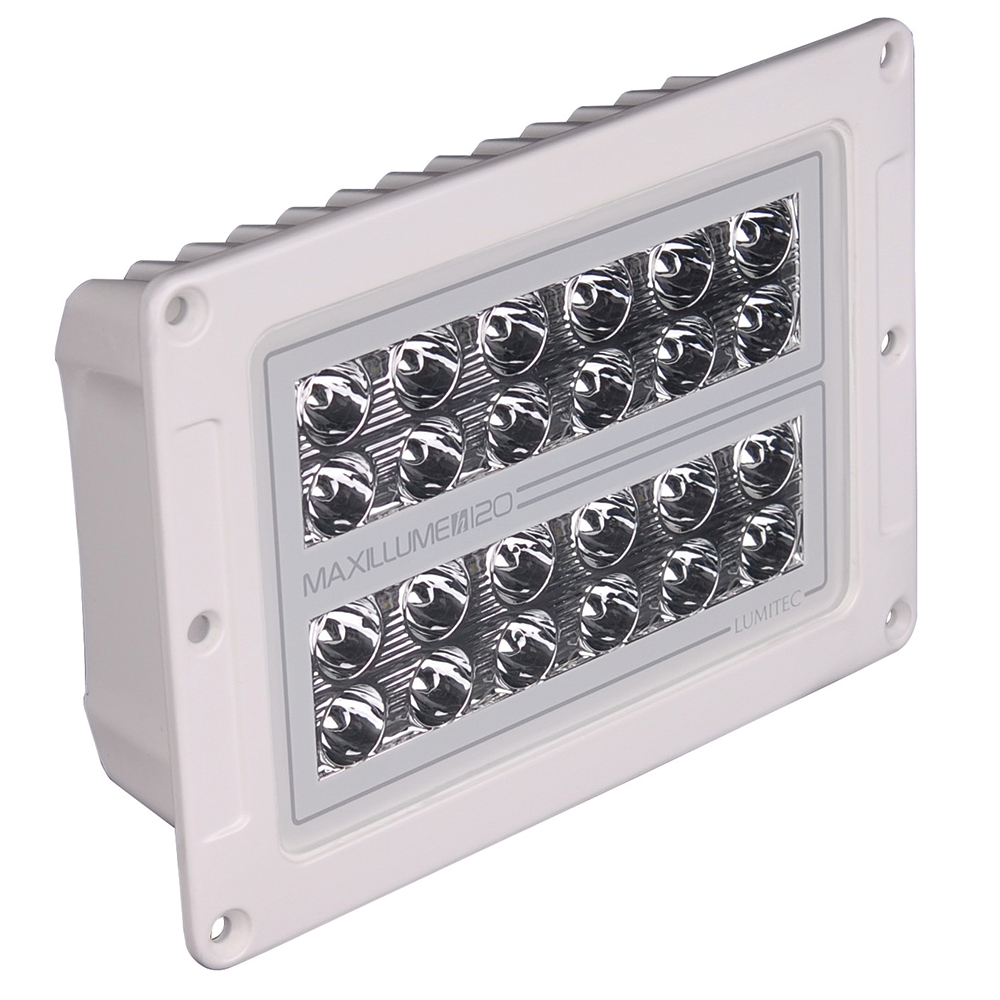 Lumitec Maxillume h120 - Flush Mount Flood Light - White Housing - White Dimming Lumitec Maxillume h120 - Flush Mount Flood Light - White Housing - White Dimming - Image 1