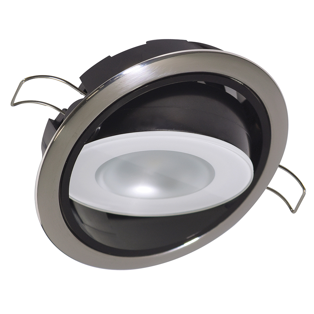 Lumitec Mirage Positionable Down Light - Spectrum RGBW Dimming - Polished Bezel Lumitec Mirage Positionable Down Light - Spectrum RGBW Dimming - Polished Bezel - Image 1