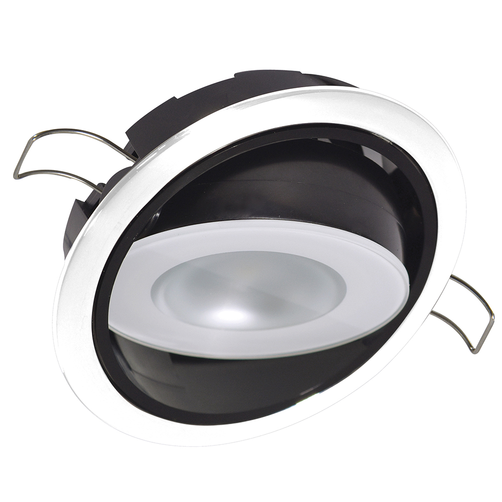 Lumitec Mirage Positionable Down Light - Spectrum RGBW Dimming - White Bezel Lumitec Mirage Positionable Down Light - Spectrum RGBW Dimming - White Bezel - Image 1