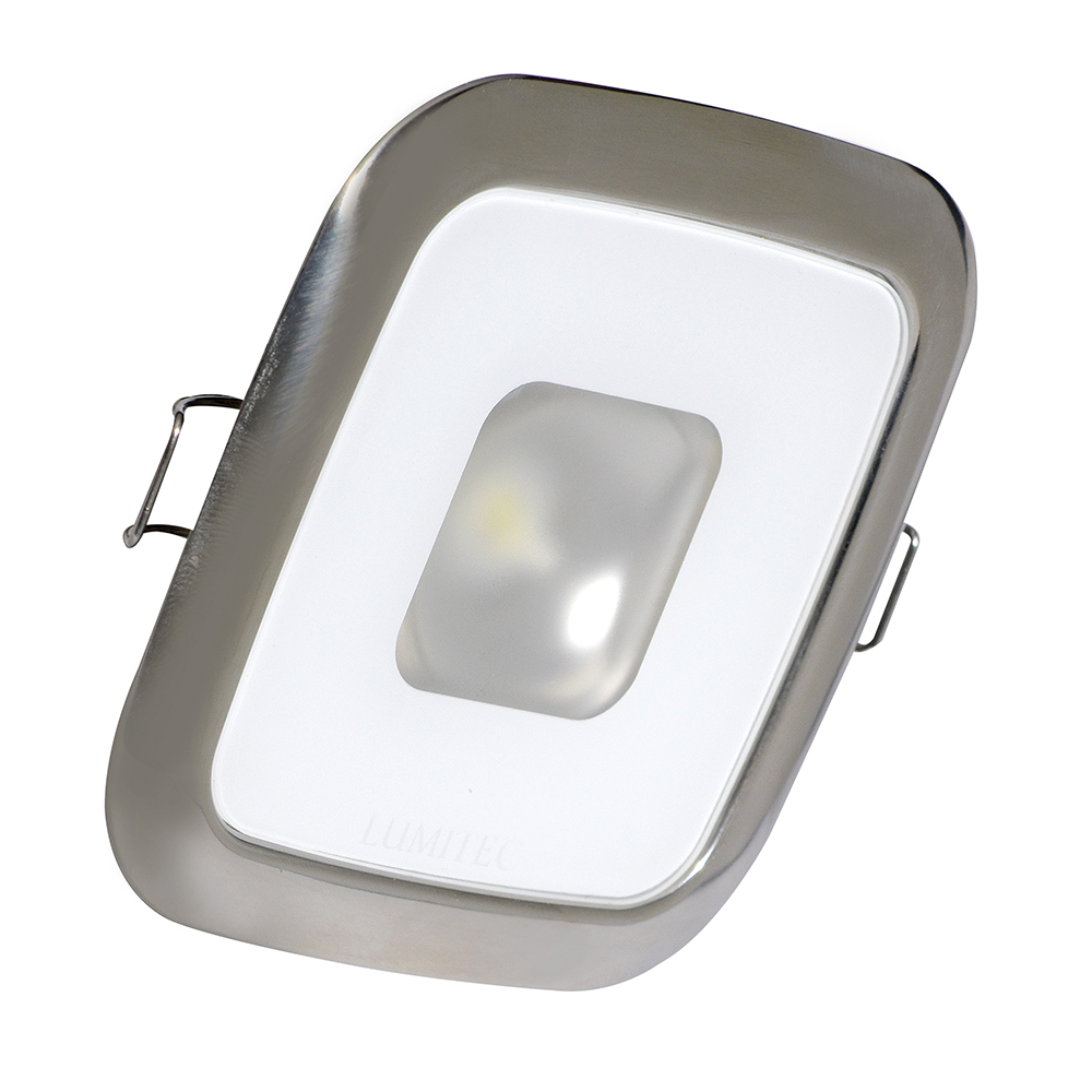Lumitec Square Mirage Down Light - Warm White Dimming - Hi-CRI - Polished Bezel Lumitec Square Mirage Down Light - Warm White Dimming - Hi-CRI - Polished Bezel - Image 1
