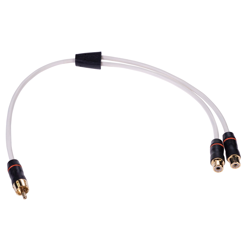Fusion Performance RCA Cable Splitter - 1 Male to 2 Female - .9' Fusion Performance RCA Cable Splitter - 1 Male to 2 Female - .9' - Image 1