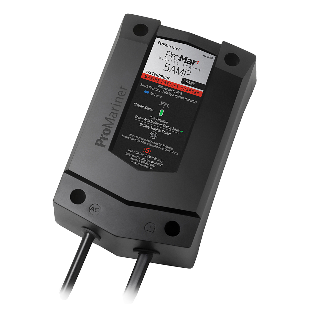 ProMariner ProMar1 DS Digital - 5 Amp - 1 Bank Charger ProMariner ProMar1 DS Digital - 5 Amp - 1 Bank Charger - Image 1