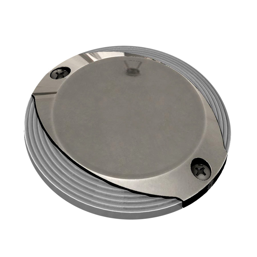 Lumitec Scallop Pathway Light - Warm White - Stainless Steel Housing Lumitec Scallop Pathway Light - Warm White - Stainless Steel Housing - Image 1