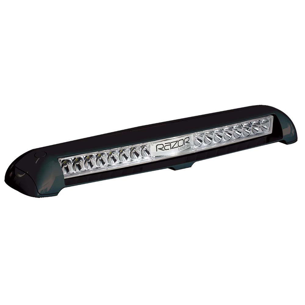 Lumitec Razor Light Bar - Flood - Black Housing - Flush Mount Lumitec Razor Light Bar - Flood - Black Housing - Flush Mount - Image 1