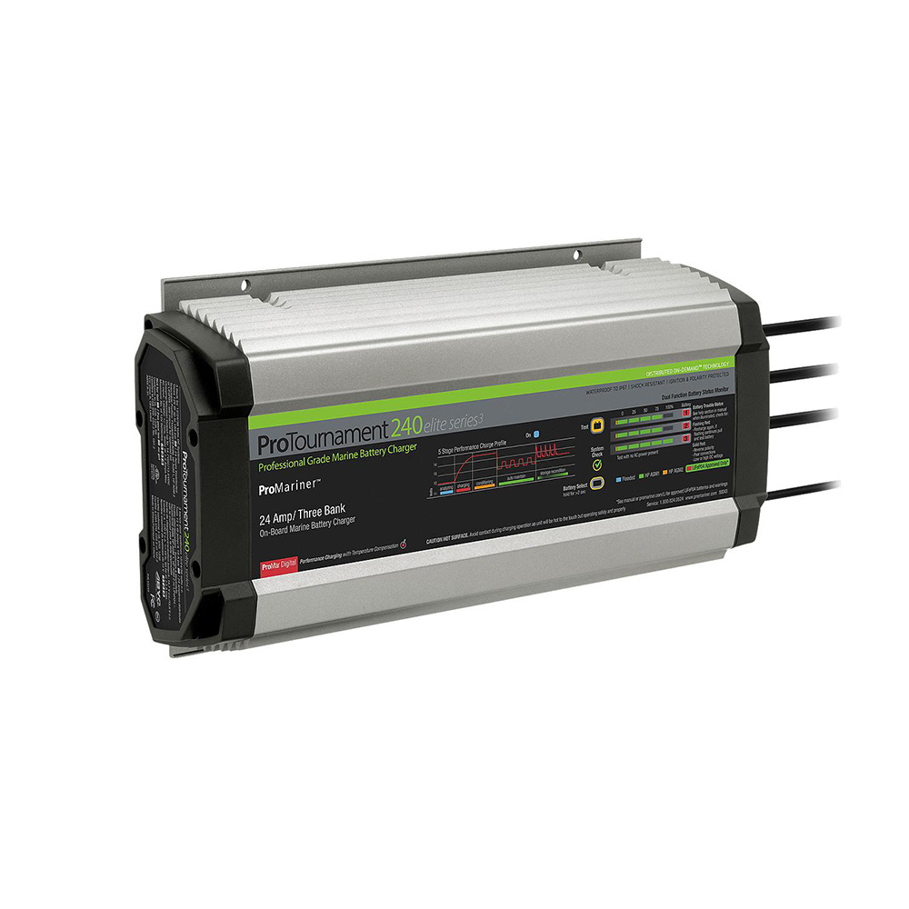 ProMariner ProTournament 240 Elite Series3 3-Bank On-Board Marine Battery Charger ProMariner ProTournament 240 Elite Series3 3-Bank On-Board Marine Battery Charger - Image 1