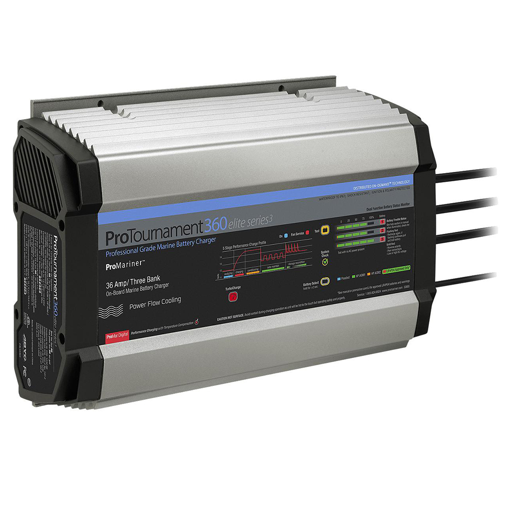 ProMariner ProTournament 360 Elite Series3 3-Bank On-Board Marine Battery Charger ProMariner ProTournament 360 Elite Series3 3-Bank On-Board Marine Battery Charger - Image 1