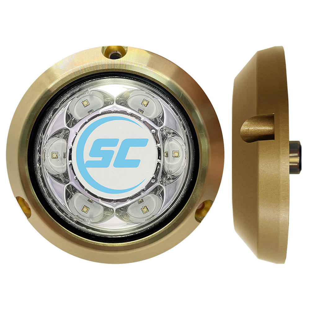 Shadow-Caster SC3 Series Great White Bronze Surface Mount Underwater Light Shadow-Caster SC3 Series Great White Bronze Surface Mount Underwater Light - Image 1