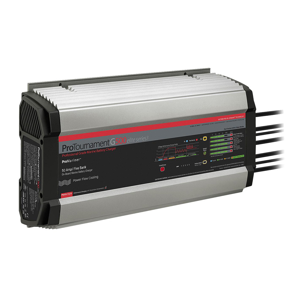 ProMariner ProTournamentelite 500 Battery Charger - 5 Bank - Global/CZone ProMariner ProTournamentelite 500 Battery Charger - 5 Bank - Global/CZone - Image 1