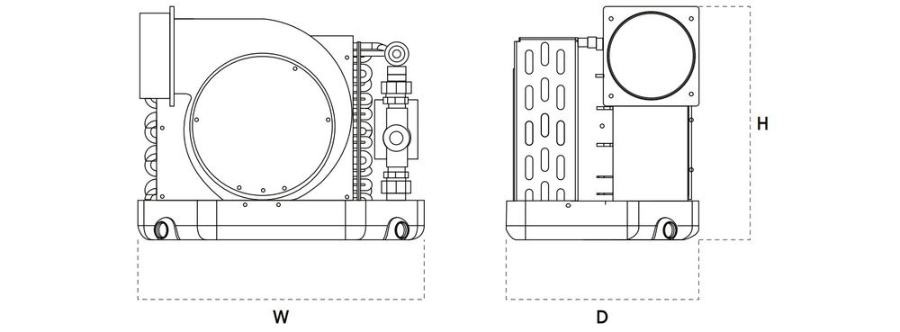 AH-24H Unit Dimensions