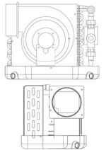 CTM AH-24HN Air Handler / Fan Coil 24,000 BTU - Flow Control Valve - 230V - 50/60HZ - NMEA 2000 - Image 3