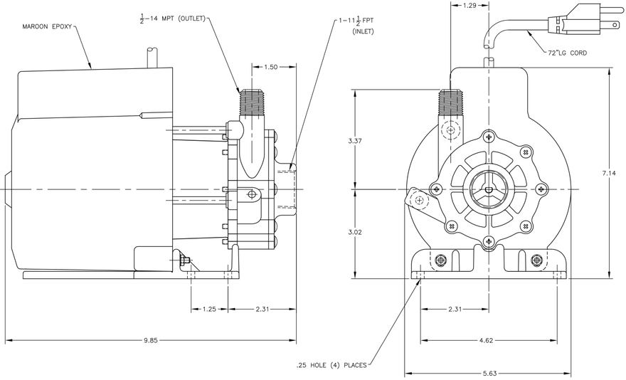 LC-5C-MD Dimensions