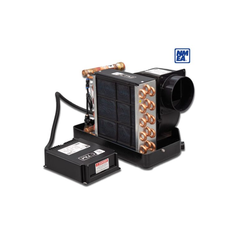 CTM AH-8HN Air Handler / Fan Coil 8,000 BTU - Flow Control Valve - 230V - 50/60HZ - NMEA 2000