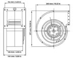 CTM Blower (Turbo) Assembly For Marine A/C Units (CT, DTU, STX, STQ, SXR, VTD, VCP & VRP) - 10K to 12K BTU's - 230V - Image 4