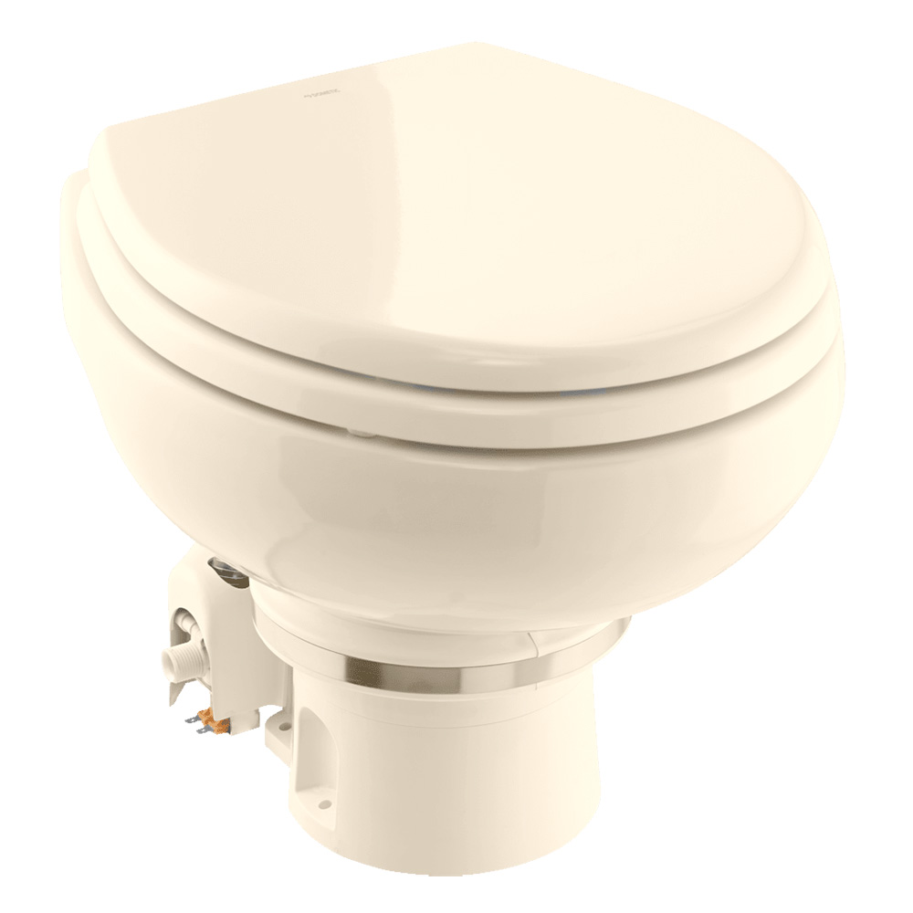 Dometic™ MasterFlush 7160 Bone Electric Macerating Toilet w/Orbit Base - Raw Water - 12V Dometic™ MasterFlush 7160 Bone Electric Macerating Toilet w/Orbit Base - Raw Water - 12V - Image 1