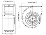 CTM Blower (Turbo) Assembly For Marine A/C Units (CT, DTU, STX, STQ, SXR, VTD, VCP & VRP) - 14K to 16K BTU's - 115V - Image 4