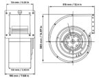 CTM Blower (Turbo) Assembly For Marine A/C Units (CT, DTU, STX, STQ, SXR, VTD, VCP & VRP) - 24K to 25K BTU's - 230V - Image 4